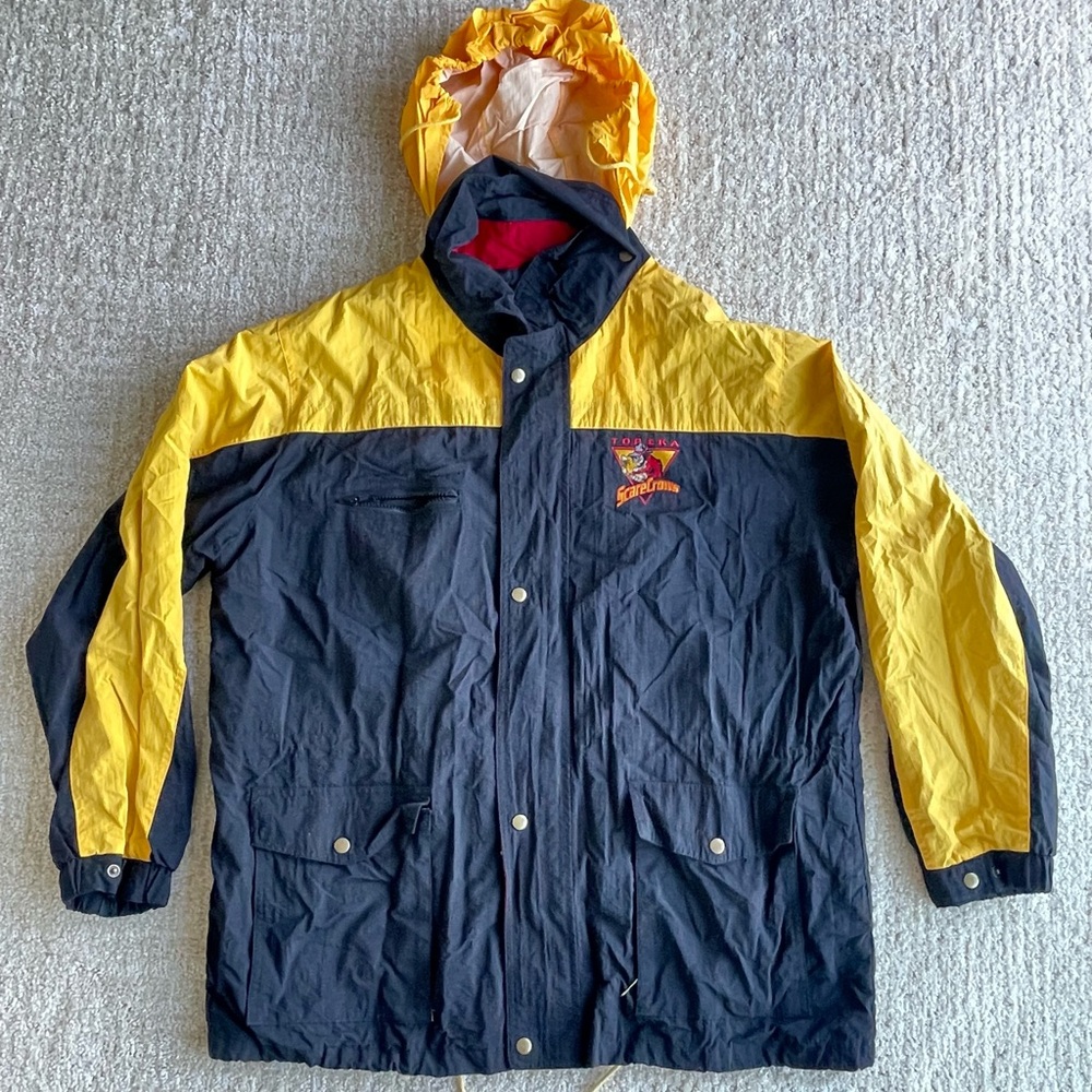 Vintage CHL Topeka ScareCrows Men’s XL Old Stock Licensed Windbreaker Jacket